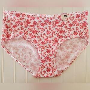 SO Floral Hiphugger Undies Sz XL NWT
